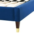 thumbnail image 6 of Modway Aurora Performance Velvet King Bed in Navy, 6 of 10