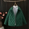 thumbnail image 2 of Women's Winter Coats Sevevn Women Warm Quilted Jackets Long Sleeve Button Up Soild Puffer Jacket Coats With Pockets, 2 of 8