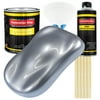 Restoration Shop - Cool Gray Metallic Acrylic Enamel Auto Paint, Complete Gallon Paint Kit, Single Stage High Gloss