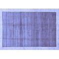 thumbnail image 1 of Ahgly Company Indoor Rectangle Abstract Blue Modern Area Rugs, 2' x 4', 1 of 4