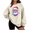 thumbnail image 2 of Christmas Sweatshirts for Women Long Sleeve Graphic Fashionable Loose Casual Round Neck Pullover Top, 2 of 5