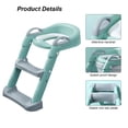 thumbnail image 2 of Asiento De Inodoro Para Aprender A Ir Al Baño con escalón, taburete, manijas de escalera, orinal para niños, asiento con cojín suave para niños y niñas, 2 of 8