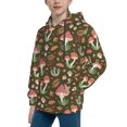 thumbnail image 2 of Vsdgher Mushrooms and Autumn Hoodie Youth Classic Hooded Pullover Sweatshirts Essentials Hoodie for Children (s-xl)-X-Large, 2 of 6