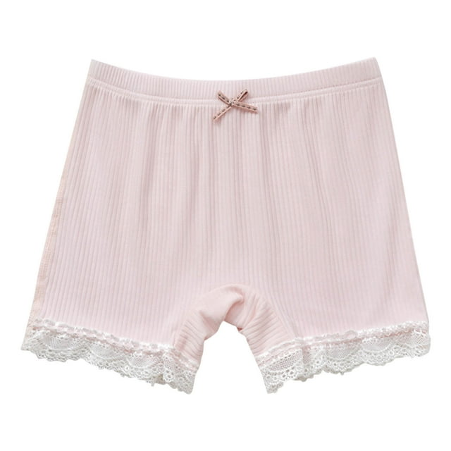 Girls Safety Shorts - High-Waisted Anti-Slip Underwear & Layering Essentials | Must-Have Summer Essentials