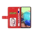 thumbnail image 2 of Allytechgroup Flip Wallet Case for Samsung Galaxy S25+ with Credit Card Slot, PU Leather Wallet Phone Case with Lanyard Kickstand Shockproof Back Cover for Samsung Galaxy S25+ for Women Girls, Red, 2 of 8