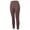 Brown, variant on Mifelio Pants for Women Thermal Trousers for Women Crew Neck Fleece Lined Thermal Pants Winter Trousers Slim Leggings 1 Pack Pants Thermal Leggings Underwear Women's Pants Purple M