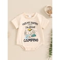 thumbnail image 2 of Nygoyerh 3M 6M 12M 18M Baby Boys Girls Summer Romper Car Letter Print Short Sleeve Jumpsuit Newborn Infant Crew Neck T-shirt Bodysuit for Casual Daily, 2 of 9