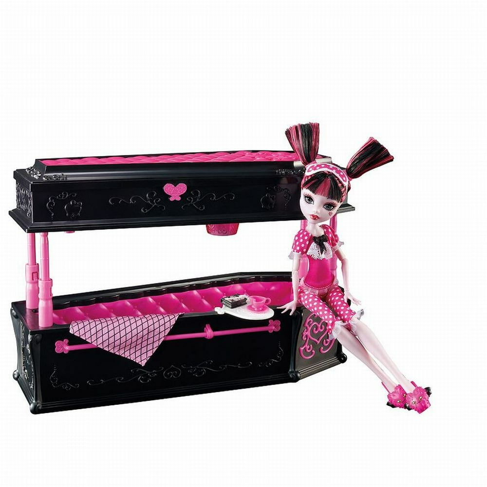 Monster High Draculaura Doll & Jewelry Box Coffin Set