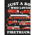 thumbnail image 4 of Cartoon Cool Fire Trucks 3D Print Boys Comfortable Versatile Short Sleeve T-Shirt Boys Tee Tops, 4 of 7