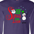 thumbnail image 4 of Inktastic Dear Santa I Can Explain Cute Snowman and Snowflakes Long Sleeve T-Shirt, 4 of 5