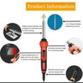 thumbnail image 5 of 110V/100W Plastic Welding Kit - Includes Plastic Welder, 40 Welding Rods, Multiple Tips, and Accessories - Ideal for Car Bumpers, Dashboards, Kayaks, and More - Fast Heating, Easy to Use for Beginner, 5 of 12