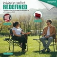 thumbnail image 5 of Sunnyfeel Camping Directors Chair, Heavy Duty,Oversized Portable Folding Chair with Side Table, Pocket for Beach, Fishing,Trip,Picnic,Lawn,Concert Outdoor Foldable Camp Chairs, 5 of 9
