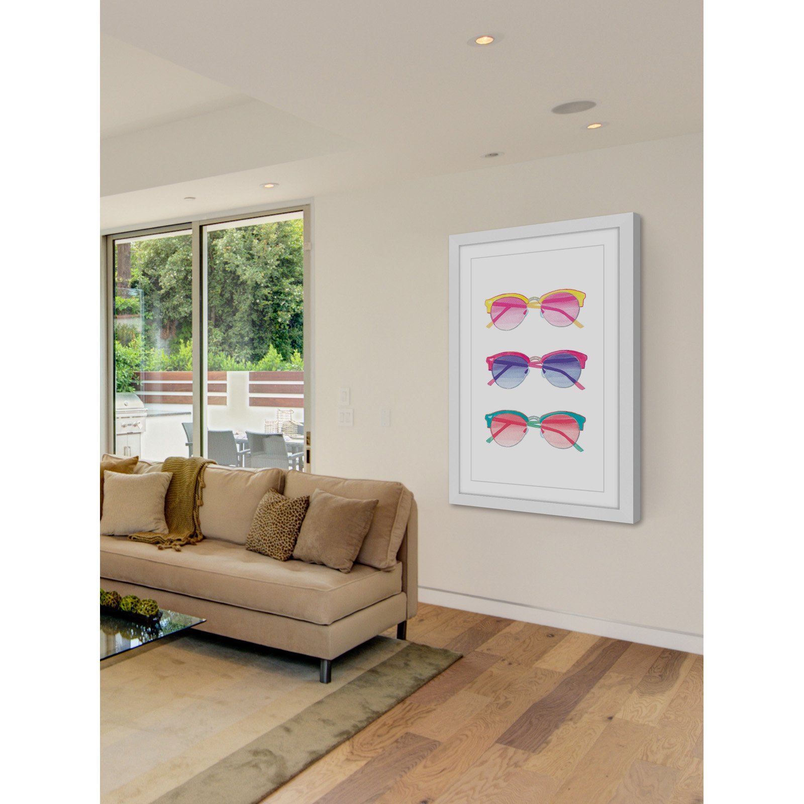 Marmont Hill "Sunglasses" by Molly Rosner Framed Painting Print