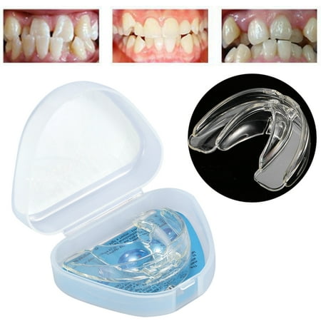 WALFRONT Straighten Teeth Tray Retainer Crowded Irregular Teeth Corrector Brace Health Care (Best Teeth Braces For Adults)