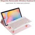 thumbnail image 4 of Keyboard Case for Samsung Galaxy Tab S6 Lite 10.4'' 2020/2022 Tablet, Model SM-P610 SM-P615 SM-P613 SM-P619, Smart Cover with Detachable Wireless Bluetooth Keyboard and Mouse, 4 of 8