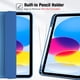 thumbnail image 3 of Funda ProCase para iPad 11.ª generación, 11 pulgadas, 2025, iPad 10.ª generación, 10.9 pulgadas 2022, con soporte para lápices, color azul, 3 of 7