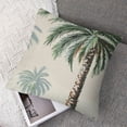thumbnail image 7 of nygtbtfer Pillow Covers Set of 2 Khaki Coconut Palm Tree Throw Pillow Covers Decorative Pillow Covers for Couch Bed Chair Outdoor White, 7 of 7