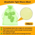 thumbnail image 6 of Kchsji Fruit Protection Bag - Green Yarn Mesh Bag with Drawstring, Gift Packaging Bags for Fruits, Jewelry, and Party Decorations, Reusable and Eco-Friendly, Perfect for Weddings and Festivals, 6 of 6