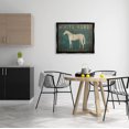 thumbnail image 2 of Stupell Industries White Horse Bourbon Vintage Sign Graphic Art Jet Black Floating Framed Canvas Print Wall Art, Design by Ryan Fowler, 2 of 8