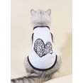 thumbnail image 2 of PETSIN Valentine's Day 1pc Heart & Leopard Print Pet Tank, 2 of 5