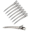 thumbnail image 1 of 6 Pcs 3.3 Inch Single Prong Curl Clips,Metal Alligator Hair Pins Clips for Styling and Haircut, 1 of 5