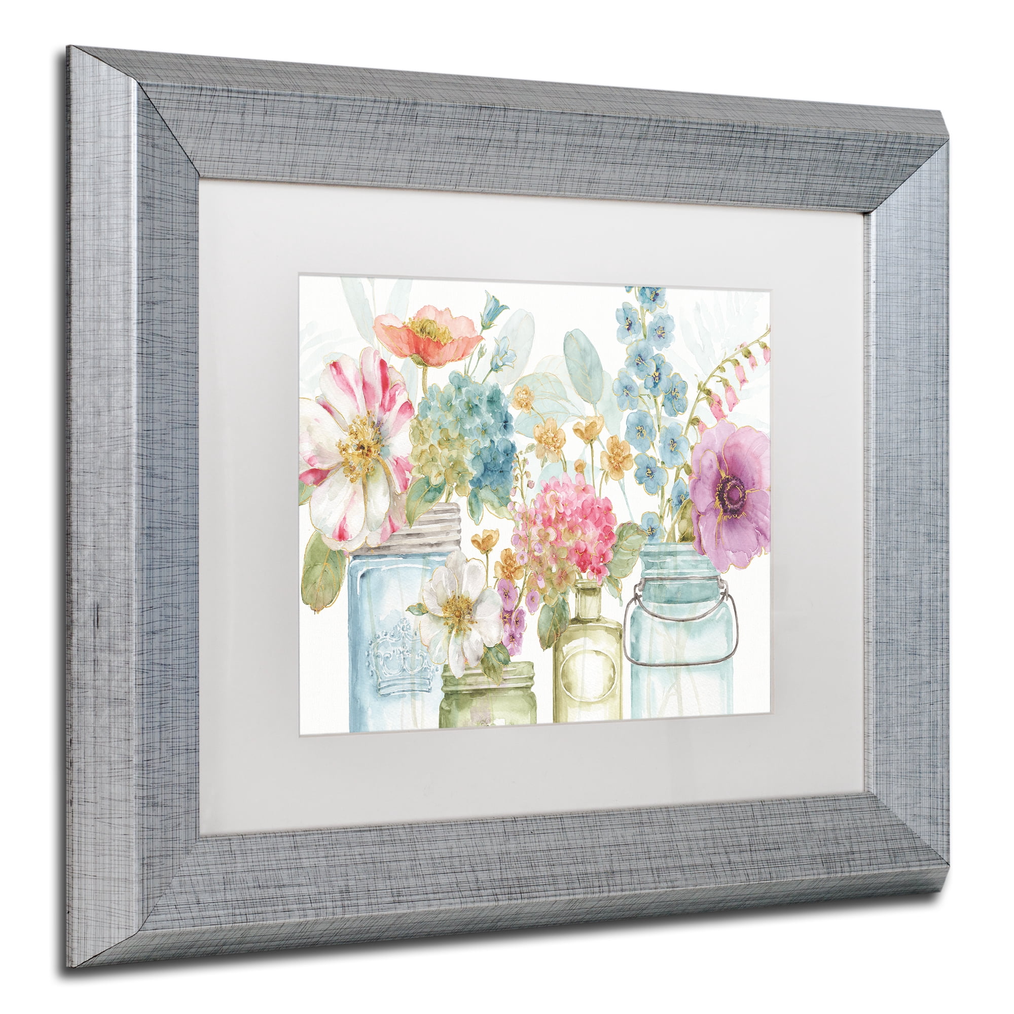 Trademark Art Floral Framed Art Print, by Lisa Audit