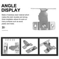 thumbnail image 3 of RUNROTOO Welded Base Latch Lock for Enhanced Door Security 1Pack, 3 of 7