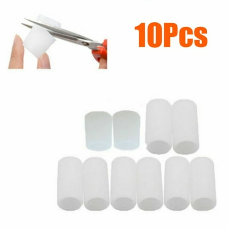 

Hayafir 10pcs Silicone Toe Gel Finger Protector Sleeve Tubes Cushion Comfortable