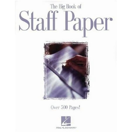 The Big Book of Staff Paper, (Paperback)