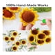 thumbnail image 3 of Girasol De Punto, Hermoso Girasol De Ganchillo Que Previene La Decoloración Para La Boda Para El Dormitorio, 3 of 7