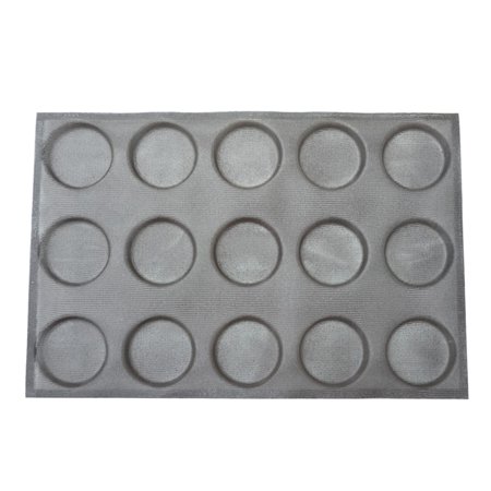 

jiaroswwei 15 Cavity Home Non Stick Silicone Cake Bread Hamburger Maker Mould Baking Mold