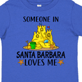 thumbnail image 4 of Inktastic Someone in Santa Barbara Loves Me Boys or Girls Toddler T-Shirt, 4 of 5