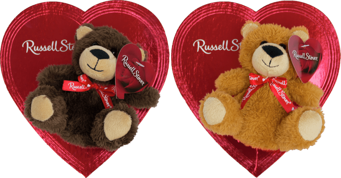 Heart Shaped Chocolate Box with various chocolates Felt Plush Creation ~Hand-sewn with love