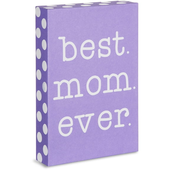 Best Mom - 6" x 4" Plaque