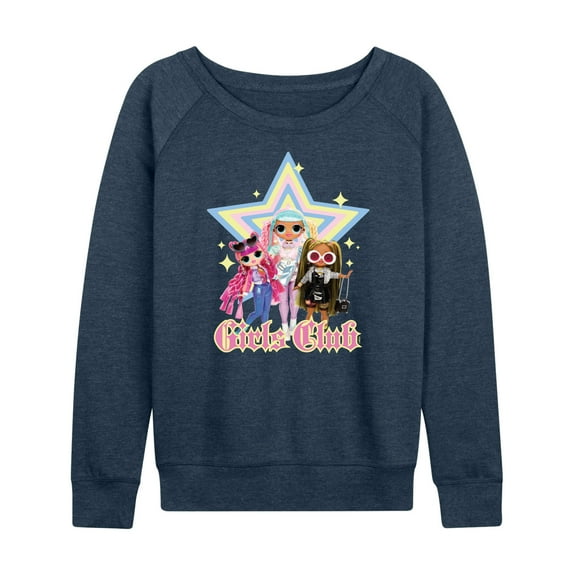 LOL OMG! Fashion Dolls - Girls Club - Women's Lightweight French Terry Long Sleeve Shirt