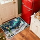 thumbnail image 1 of Seyotauo Christmas Decor 3D Stereoscopic Embroidery Carpet - 24 x16 inch Polyester Xmas Decor Indoor Outdoor, Absorbent Nonslip Dirt Proof Washable Foot Mat for Entryway Kitchen Bathroom Porch Patio, 1 of 6