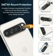 thumbnail image 3 of Designed for Google Pixel 9A Camera Lens Protectors,Fast & Easy Installation,Scratch-Resistant HD Clarity Tempered Glass Clear Camera Lens Film High Definition Camera Lens Protector,Black, 3 of 6