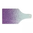 thumbnail image 1 of Magenta Cutting Board, Computer Art Style Tile Mosaic Squared Complex Pixel Party Mix Concept, Decorative Tempered Glass Cutting and Serving Board, Wine Bottle Shape, Purple White, by Ambesonne, 1 of 1