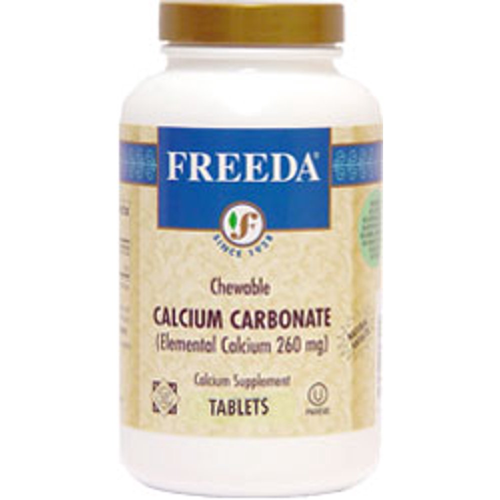 Freeda Kosher Calcium Carbonate Chewable 250 Tablets