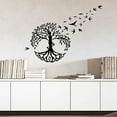 thumbnail image 5 of 1pc Figure Tree of Life Wall Decals Flying Bird Theme Wall Decor for Black and White Wall Stickers, 5 of 8