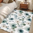 thumbnail image 4 of 3'x5' Rug for Living Room Bedroom, Watercolor Dandelion Washable Area Rugs Non-Slip Carpet Mats, Spring Flowers Botanical Vintage Indoor Low Pile Area Rug Runner for Kitchen, Mudroom, 4 of 8