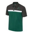 thumbnail image 2 of Men's Colosseum Charcoal Michigan State Spartans Two Yutes Polo, 2 of 3