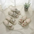 thumbnail image 2 of Linen Indoor Home Slippers For Men And Women Home Garden Household Commodities Slippers, 2 of 8