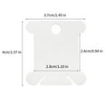 thumbnail image 4 of Naiovety Bobina de hilo dental, bobinadora de hilo dental reutilizable de plástico, ligera, impermeable, resistente al desgaste, soporte de De coser, 4 of 6