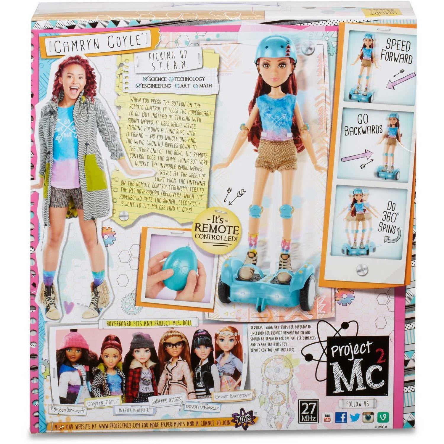 project mc2 hoverboard