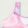 thumbnail image 6 of CAICJ98 Girls' One-Piece Swimwear Cute Tie Dye Side Cutout Swimwear Summer Quick Dry Beach Hawaiian Bathing Suits for Girls (Pink,9-10 Years), 6 of 7