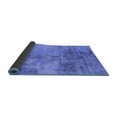 thumbnail image 2 of Ahgly Company Indoor Round Oriental Blue Industrial Area Rugs, 7' Round, 2 of 4