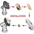 thumbnail image 2 of 4 Pack Weed Trimmer Head Adapter, Attachment Washer Plate Maintenance Kit, Lawnmower Blade Adapter forTrimmer Brush Cutter Blade, 2 of 7