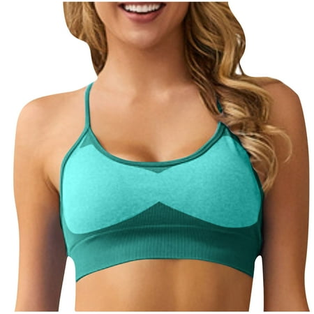 Haoxianjian Women s Shapewear Underwear v Neck Sports Bra Soft Seamless Brassiere Racerback Yoga Bra Workout Crop Tank Top with Built in Bra