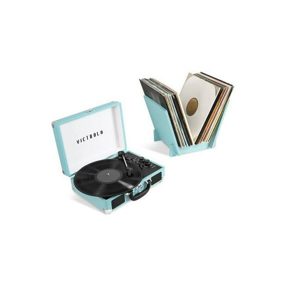 INNOVATIVE TECHNOLOGY INN-VSC-400SBV-TRQ VICTROLA JOURNEY+ RECORD PLAYER BUNDLE